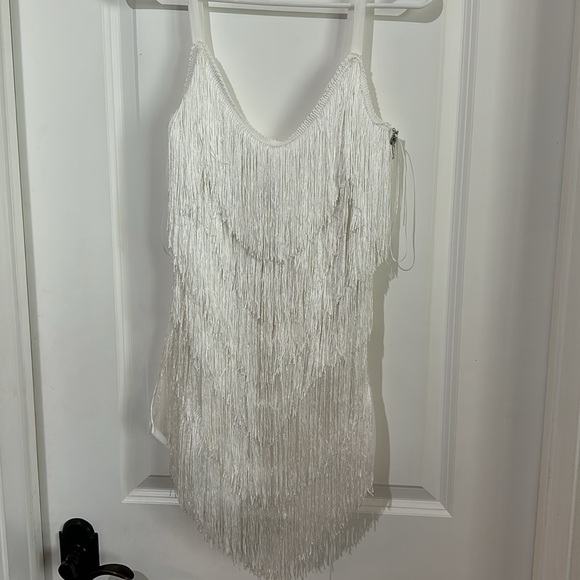 Nanamacs ‘Stopping the Show fringe mini dress’ - Picture 2 of 2